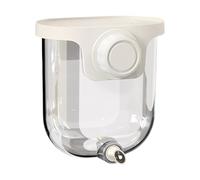 Abreuvoir pour oiseaux - PP, 10,7 x 11 x 8 cm Système d'hydratation anti-goutte | Distributeur d'eau stable montable sur cage pour perroquets pour colibris, pinsons, perruches, calopsittes