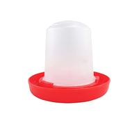 Abreuvoir pour poussins de 0,2 kg - 153,1 g - Abreuvoir de poulet pour petits oiseaux - Kit d'alimentation pour volaille - Abreuvoir et mangeoire pour poussins - Bocal pour couveuse sans noyade -