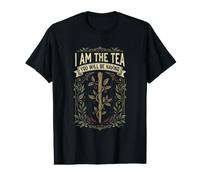 Abreuvoir Sarcastique Vintage botanique Britannique pour Amateurs de thé T-Shirt Graphique avec Valeur