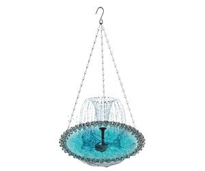 Abreuvoir solaire - Bain suspendu innovant, oasis de jardin de balcon durable | Abreuvoir amusant pour petits oiseaux, installation facile en plein air pour attirer les oiseaux migrateurs et les