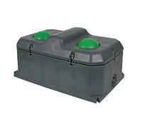 Abreuvoir thermique avec double raccord Kerbl Gris 100 L