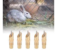 Abreuvoirs à Tétine pour Lapin, 10 Pièces, Abreuvoirs Automatiques de Ferme, Tétine Non Toxique, Accessoires de Cage pour Renards et Lapins