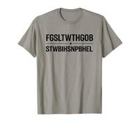 Abréviation subtile de Foi chrétienne « for God Loved The World » T-Shirt