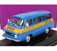 ABREX 1/43 FOURGON SKODA 1203 MINIBUS POSTE SPOJE 1974 MODÈLE STATIQUE DIECAST