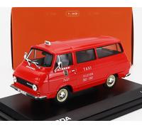 ABREX 1/43 FOURGON SKODA 1203 MINIBUS TAXI 1974 ROUGE MODÈLE STATIQUE DIECAST