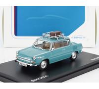ABREX 1/43 SKODA 1100 MBX 1969 VERT MODÉLISME STATIQUE DIECAST