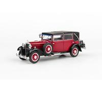 Abrex Skoda 860 (1932) 1:43 Répliques fabriquées avec précision pour les collectionneurs - Détails réalistes et finition de qualité supérieure pour votre collection de voitures miniatures - Rouge