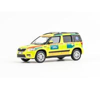 Abrex Škoda Yeti (2013) 1:43 Maquette de voiture en métal moulé sous pression - Modèle de collection détaillé - Véhicule miniature en cadeau - Jaune