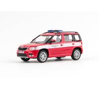 Abrex Škoda Yeti (2013) 1:43 Modèle de voiture en métal moulé sous pression - Modèle de collection détaillé - Véhicule miniature en cadeau - Rouge