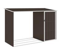 Abri à Bois de Jardin Vert Acier Galvanisé Hangar Stockage Extérieur vidaXL