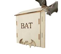 Abri À Chauves-Souris D'Extérieur Abri en Bois pour Faune Sauvage