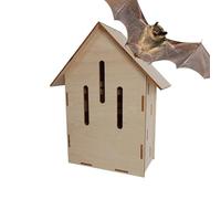 Abri À Chauves-Souris D'Extérieur Abri en Bois pour Faune Sauvage