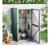 Abri à Outils de Jardin Anthracite 225x89x161cm Acier Galvanisé Remise vidaXL