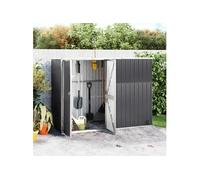 Abri à Outils de Jardin Remise de Stockage Organisateur d'Outils Cabane de Rangement Extérieur Anthracite 316215