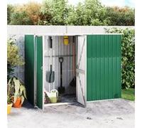 Abri à outils de jardin Vert 225x89x161 cm Acier galvanisé Vert G
