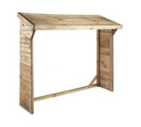 Abri bûches - 1.05 m² - 2.10 x 0.50 x 1.8 m- 2 Stères