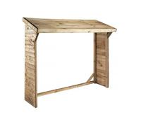 Abri bûches - 1.05 m² - 2.10 x 0.50 x 1.8 m- 2 Stères