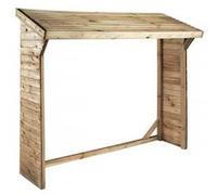 Abri bûches - 1.05 m² - 2.10 x 0.50 x 1.8 m- 2 Stères G
