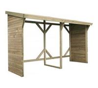 Abri bûches - 2.5 m² - 2.78 x 0.90 x 1.85 m- 5 Stères 12 G