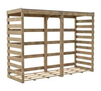 Abri Bûches Colombus XL Cerland - 174 x 82 x 238 cm - Bois Traité Autoclave
