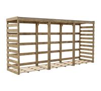 Abri bûches Colombus XXL EP12 : protégez votre bois