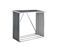 Abri-bûches couvert 156 x 80 x 15 cm anthracite 03_0006305