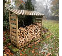 Abri bûches en Bois 1,8 stères 170 x 46 x 182 cm