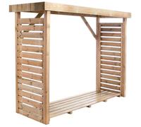 Abri-bûches en bois 183 x 89,5 x 238,5 cm Dallas - Cerland
