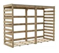 Abri bûches en bois Cerland Colombus l.238 x P.82 xH.174 cm