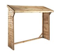 Abri bûches en bois traité OLBIA - Cerland