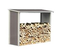 Abri bûches métal Victor - 2.15 m² Taupe. G