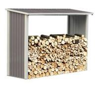 Abri bûches métal Victor - 2.15 m² Taupe. G