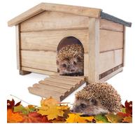 Abri Cabane Mangeoire - BB LOISIR - Modèle 323 Ruby - Bois massif - Extérieur - Hibernation hiver Premium