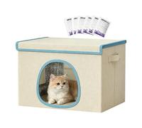 Abri Chat Rafraîchissant Intérieur Niche 6 Blocs Réfrigérants | Niche Estivale Pour Chiot Adapté Aux Parents D'Animaux, Amoureux Animaux, Appartement, Maison, Bureau, Chambre, Salon