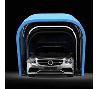 Abri d'abri, auvent rétractable semi-automatique durable pliable avec verrouillage en métal et base améliorée pour une utilisation en extérieur par tous les temps