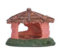 Abri d'aquarium en résine synthétique pour reptiles, aire de jeux pour aquarium, petits reptiles, tortues, lézards, grenouilles