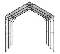 Abri d'auto - DUOKU - 13' x 26' - Métal robuste - Anti-corrosion - Pour 2 véhicules
