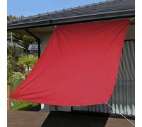 Abri de Balcon Rouge 100 x 600 cm, résistant aux UV et aux intempéries, Protection Contre Le Vent pour Balustrade de terrasse, idéal pour Les balcons et Les terrasses de