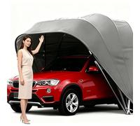 Abri de garage robuste en acier inoxydable, rétractable et étanche, abri en métal verrouillable pour parking, rangement de bateau