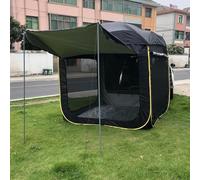Abri de hayon pop-up pour camping, double couche de protection solaire, vestiaire portable pour SUV, camionnette, camion