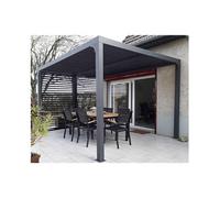 habrita Abri de jardin PER 3630V BI – Aluminium 10,80 m²