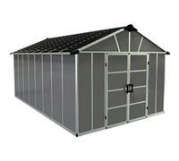 Abri de jardin 11x17.2 pieds gris anthracite avec plancher 705723