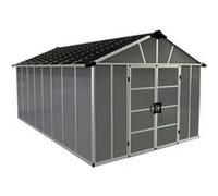 Palram Abri de jardin Yukon polycarbonate 17,2 m² (3,35 x 5,24 m) gris foncé