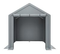 Abri De Jardin 190x170x200cm,Chalet Rangement Outils&Vélos,Tente Garage Robuste,Résistant Intempéries,Facile À Monter,Gris Foncé