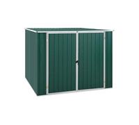 Abri de jardin - - 195x198x159 cm - Acier galvanisé - Double ouverture - Sans plancher