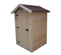 Abri de jardin 2,03m² en bois - Toiture en plaques ondulées