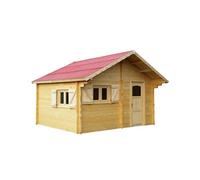 Abri de jardin 24,96m² en bois massif - Double rainurage