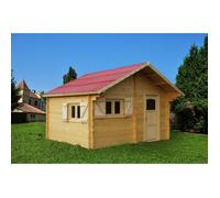 Abri de jardin 24,96m² en bois massif - Double rainurage