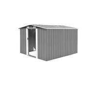 Abri De Jardin 257 X 298 X 178 Cm Métal Gris Gris