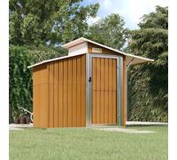 vidaXL Abri de jardin Gris 270x130x208 5 cm Métal galvanisé 316243